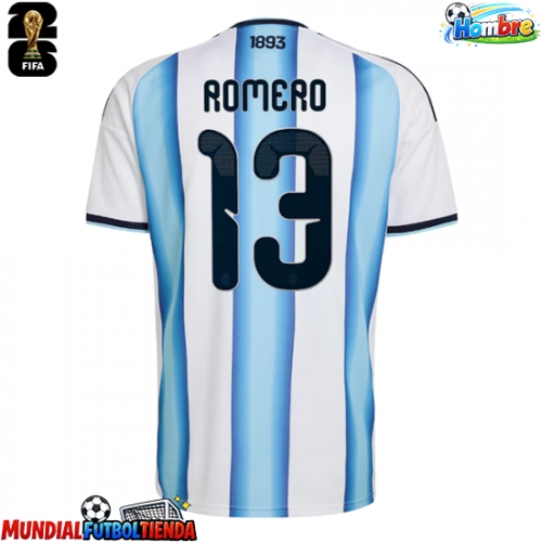 Camiseta Argentina Cristian Romero #13 Primera Equipación Replica Mundial 2026 mangas cortas